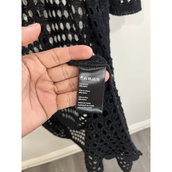 Scandi Minimalist Duster Cardigan One Size Quiet Luxury Preppy Old Money Witchy - Picture 7 of 13